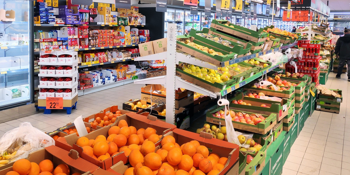 Czechów potrafi zachwycić nawet wybór owoców i warzyw w polskich sklepach