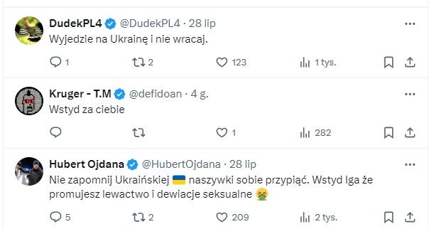 Hejt pod adresem Igi Świątek