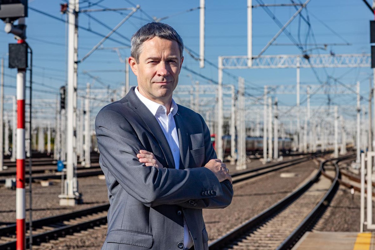 Piotr Wyborski, prezes zarządu PKP Polskich Linii Kolejowych S.A.
