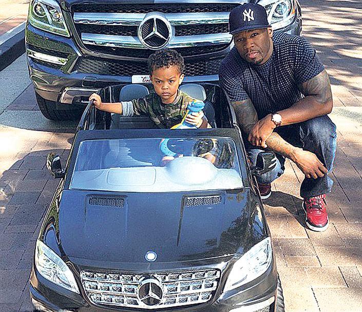 50 Cent fia mini Mercit kapott - Blikk