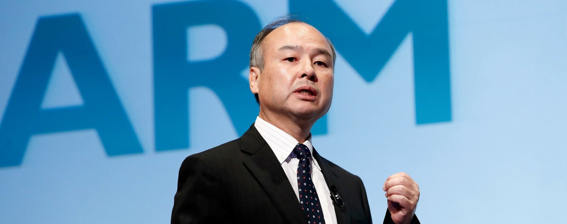 Na zdjęciu Masayoshi Son, CEO SoftBanku, właściciela Arm