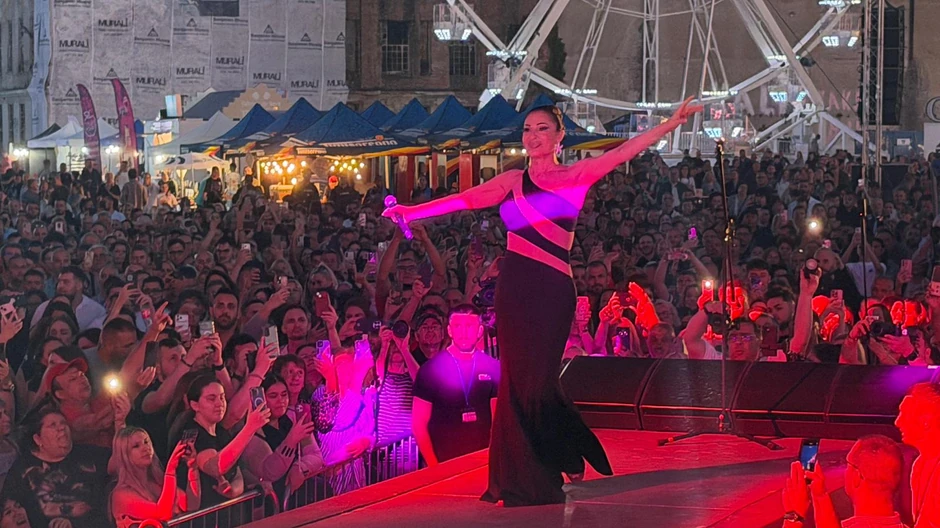 Ceca na koncertu u Rumuniji 