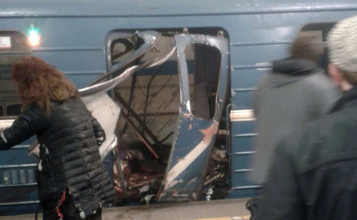 Zamach w petersburskim metrze