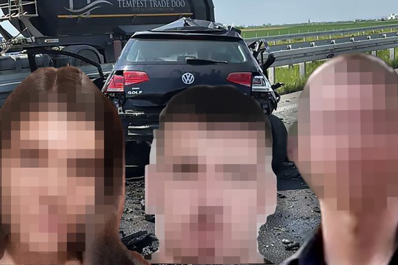 TROJE MLADIH POGINULO U  NESREĆI NA PUTU ŠABAC-RUMA Ovo su Vuk (20), Dejan (24) i Lenka (22) koji su bili u "golfu": U njihov auto se DIREKTNO zakucao automobil