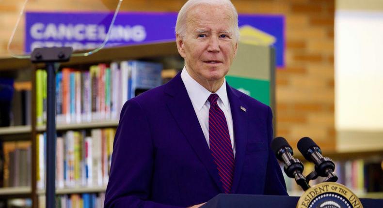 President Joe Biden announced the cancellation of an additional $1.2 billion in student loan debt for about 153,000 borrowers. Irfan Khan / Los Angeles Times via Getty Images