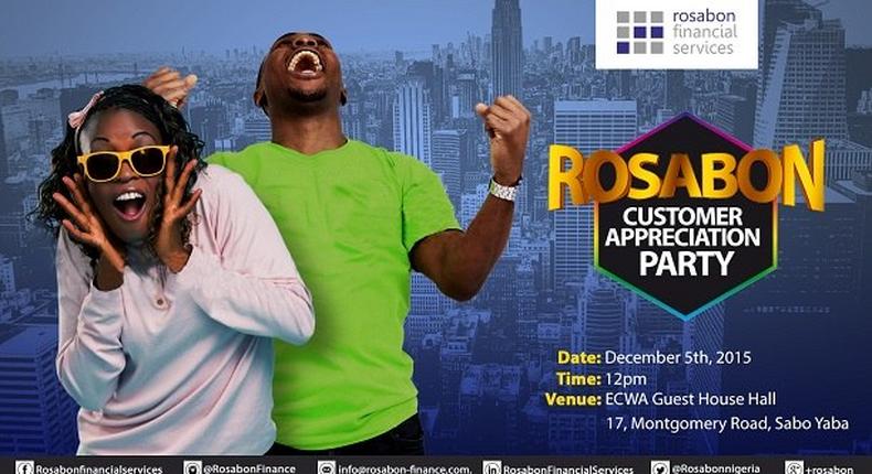 Rosabon customer appreciation party to hold on December 3