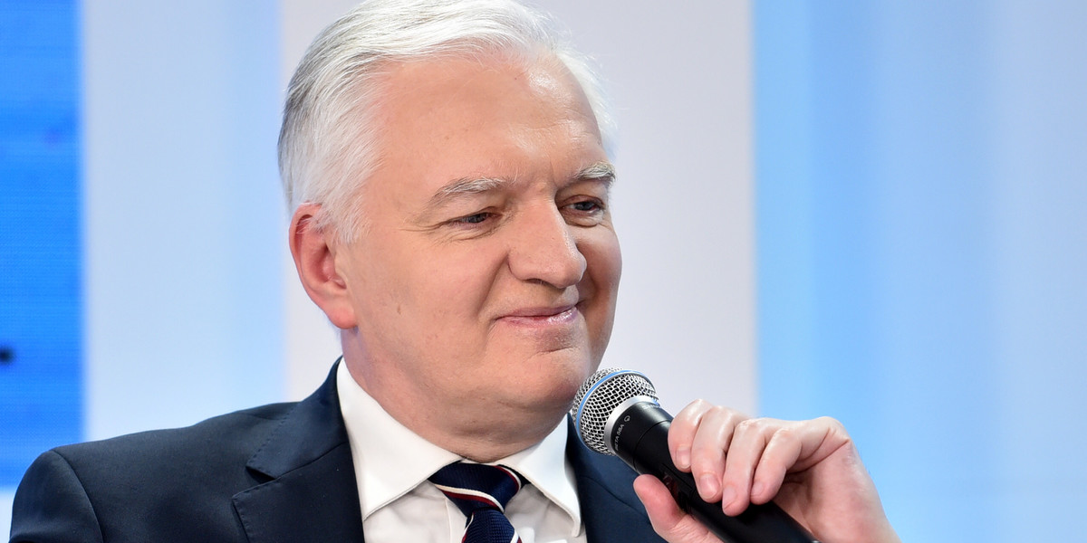Jarosław Gowin podczas konwencji Porozumienia był pełen nadziei na powodzenie projektu centrowej koalicji wyborczej.