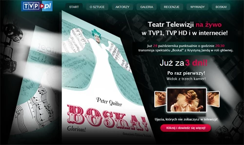 Miejmy nadzieję, że eksperyment się powiedzie i kolejne spektakle Teatru Telewizji będą nam serwowane w podobny sposób