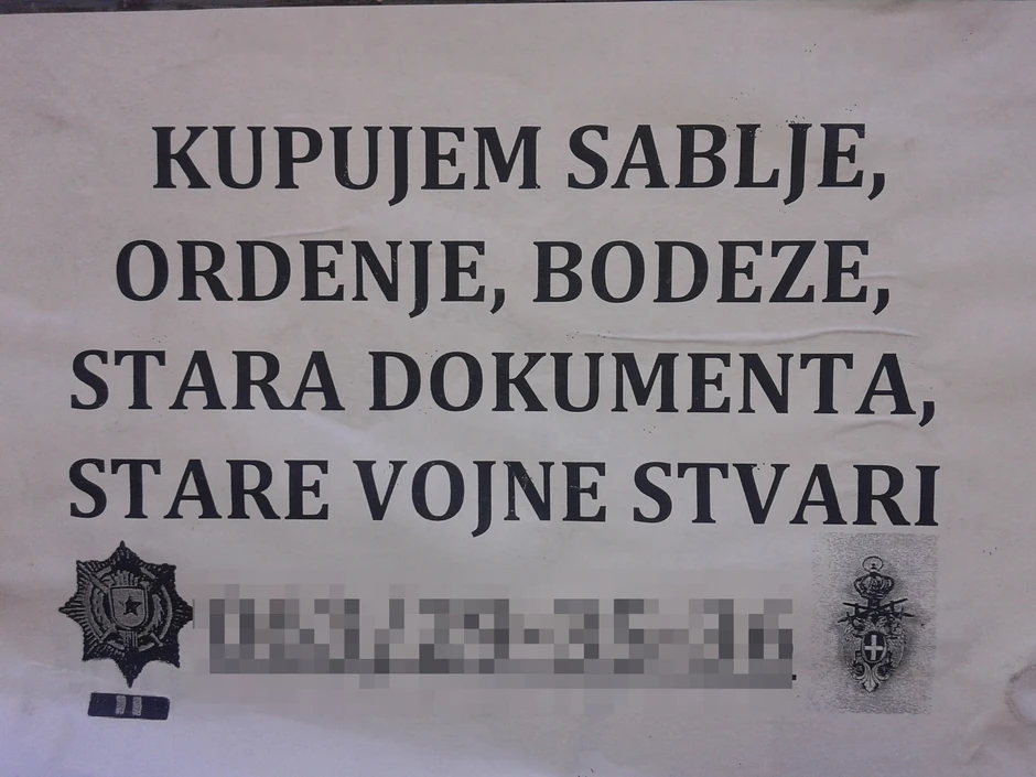 Oglas za kupovinu.