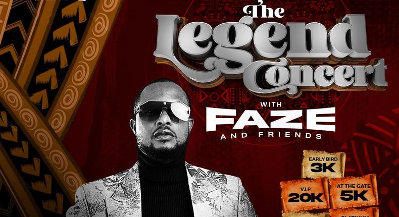 Nigerian music icon Faze headlines Live & Wavy: The Legend Concert