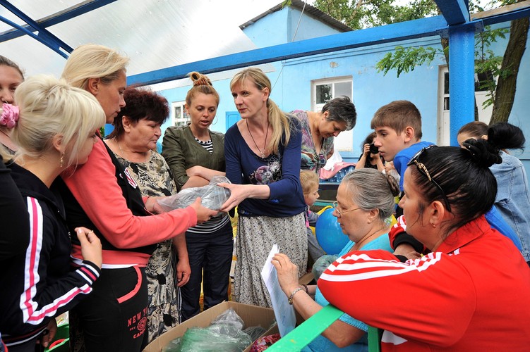Uchodźcy ze wschodniej Ukrainy trafili do Rostowa nad Donem w Rosji