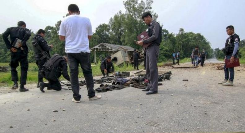 Roadside bomb kills two rangers in Thai south - military