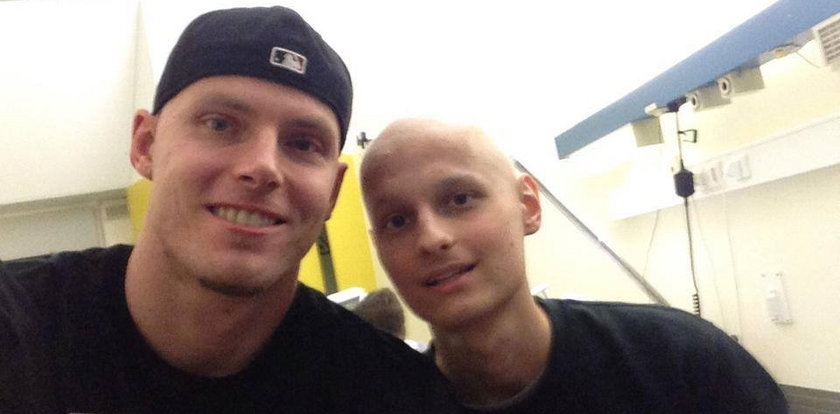 Polski gwiazdor wspiera chorego na raka