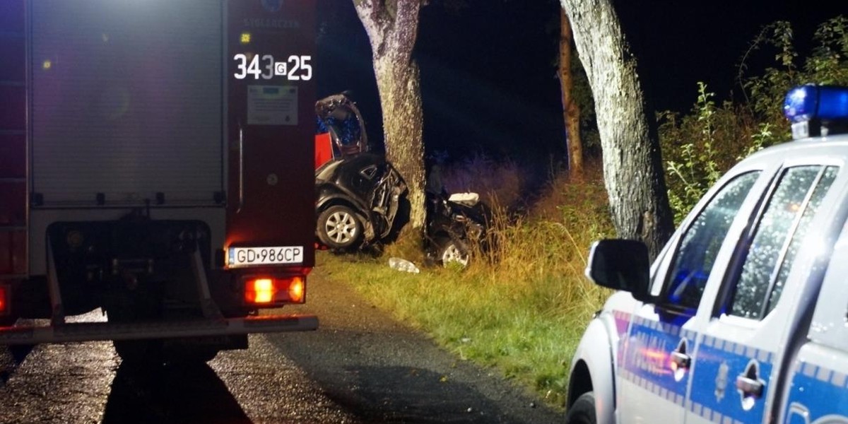 Tragiczny wypadek na Pomorzu. Zginęła młoda kobieta