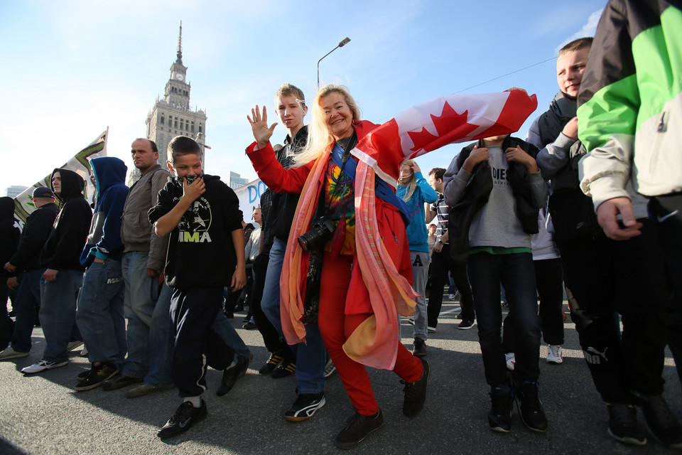 WARSZAWA MARSZ WYZWOLENIA KONOPI