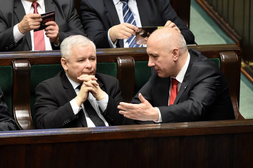 Jarosław Kaczyński i Joachim Brudziński