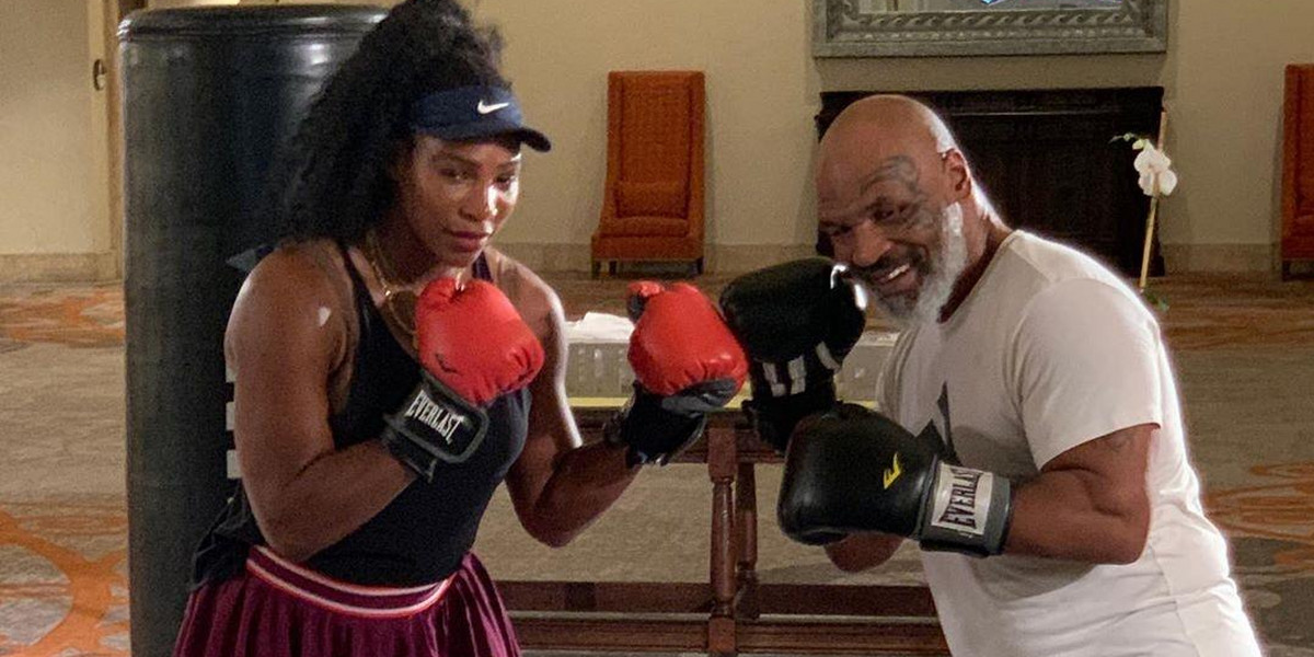 Serena Williams i Mike Tyson