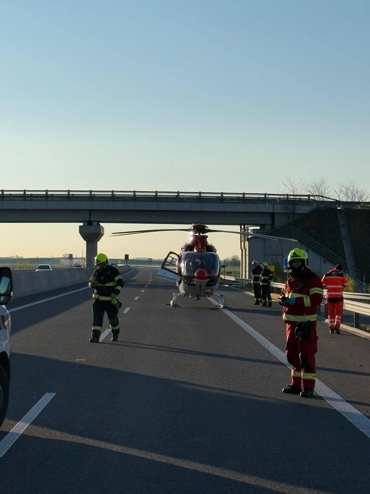 Na R7 za zjazdom Šamorín - sever došlo k nehode.