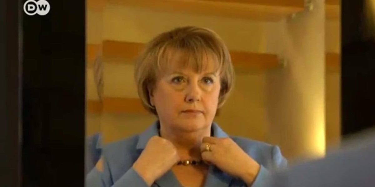 Polka dublerką Angeli Merkel