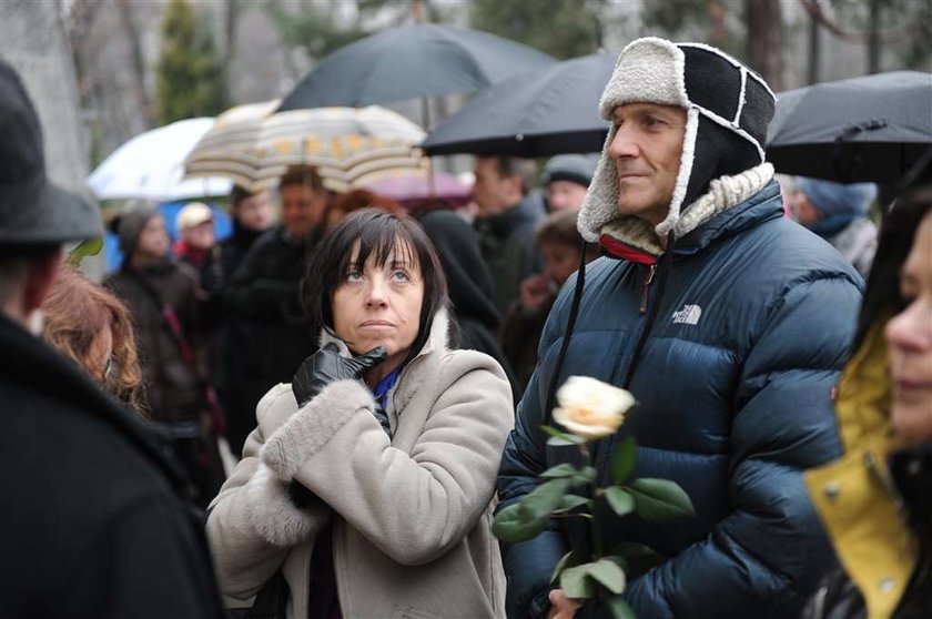 Gąsowski na pogrzebie Hanuszkiewicza. Wyraziście jak zwykle