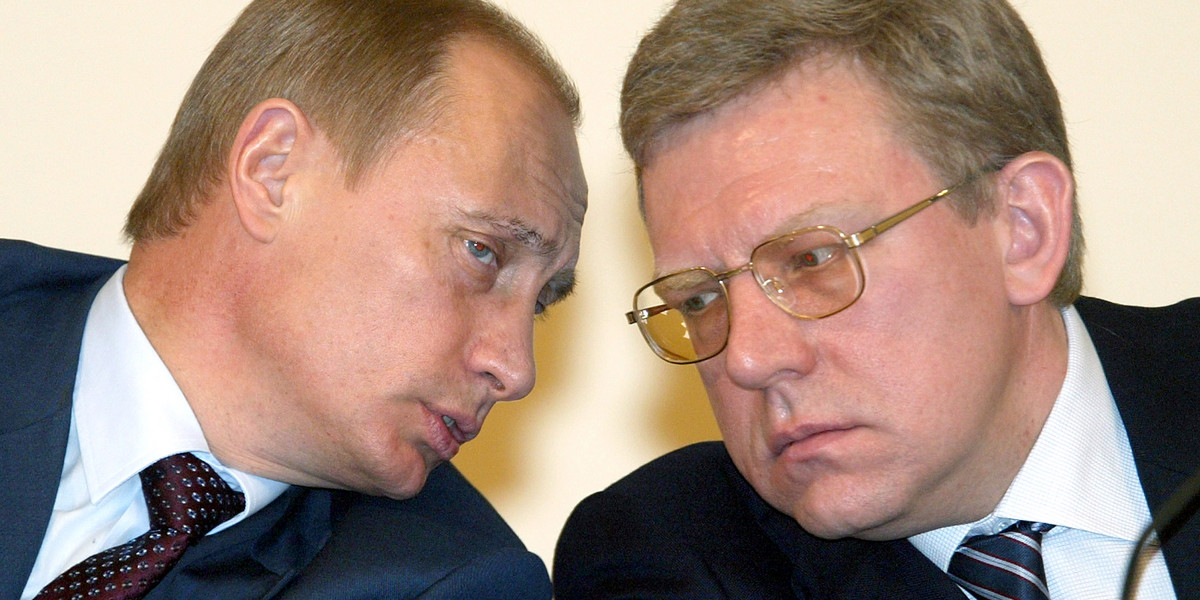 Władimir Putin i Aleksiej Kudrin, 2004 rok