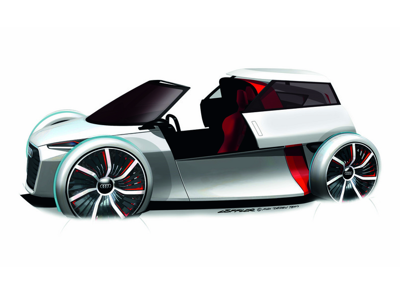 Audi urban concept to dwuosobowy i lekki jak piórko pojazd