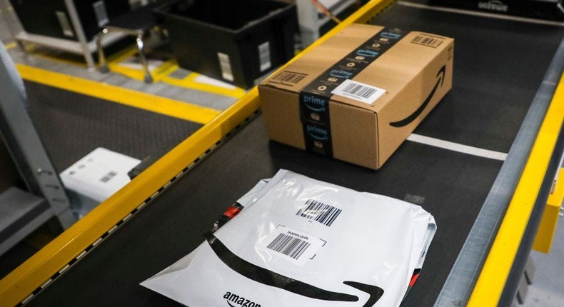 Amazon said it used 97,222 metric tons of single-use plastic to get orders to customers in 2021.Beata Zawrzel/NurPhoto via Getty Images