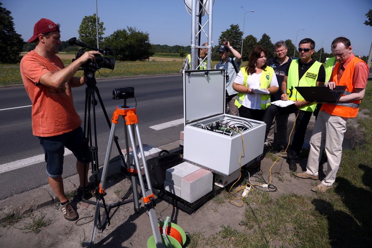 Rozpoczęcie montażu systemu „section control” planowany jest w marcu 2015 roku w 29 lokalizacjach w Polsce.  <br><br> (tg/cat) PAP/Tomasz Gzell
