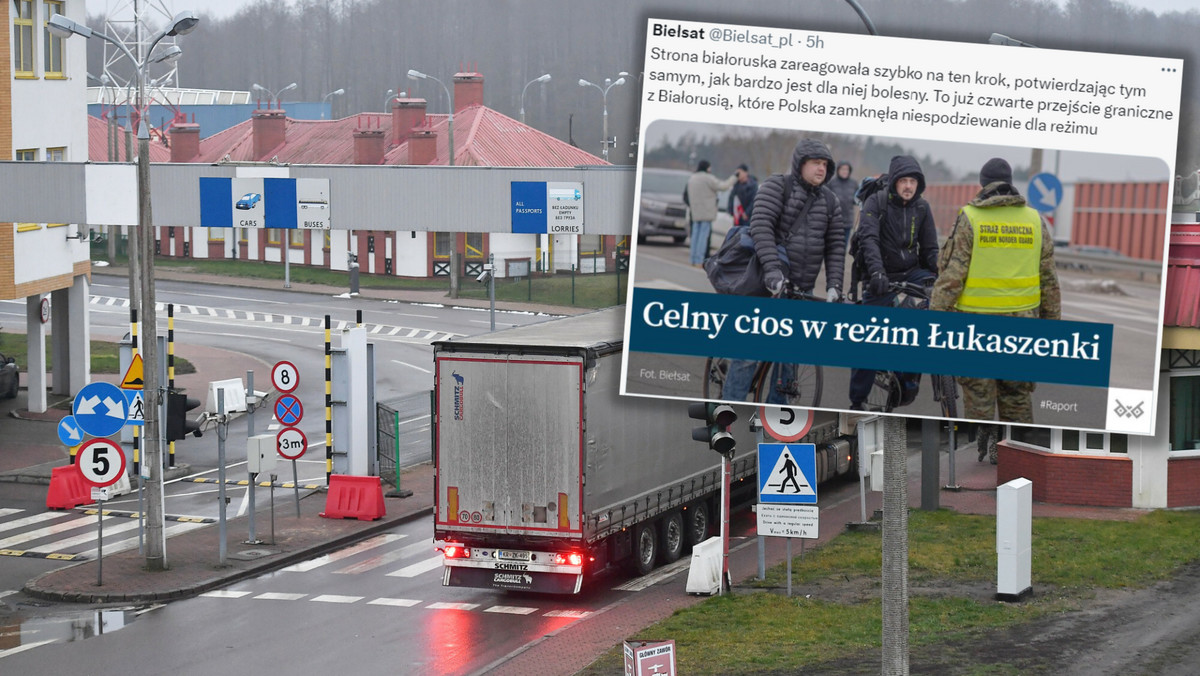 Napięcie na granicy po zamknięciu przejścia. "Dotkliwe narzędzie nacisku"