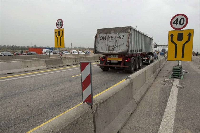 Zwężenie pod Gliwicami blokuje autostradę