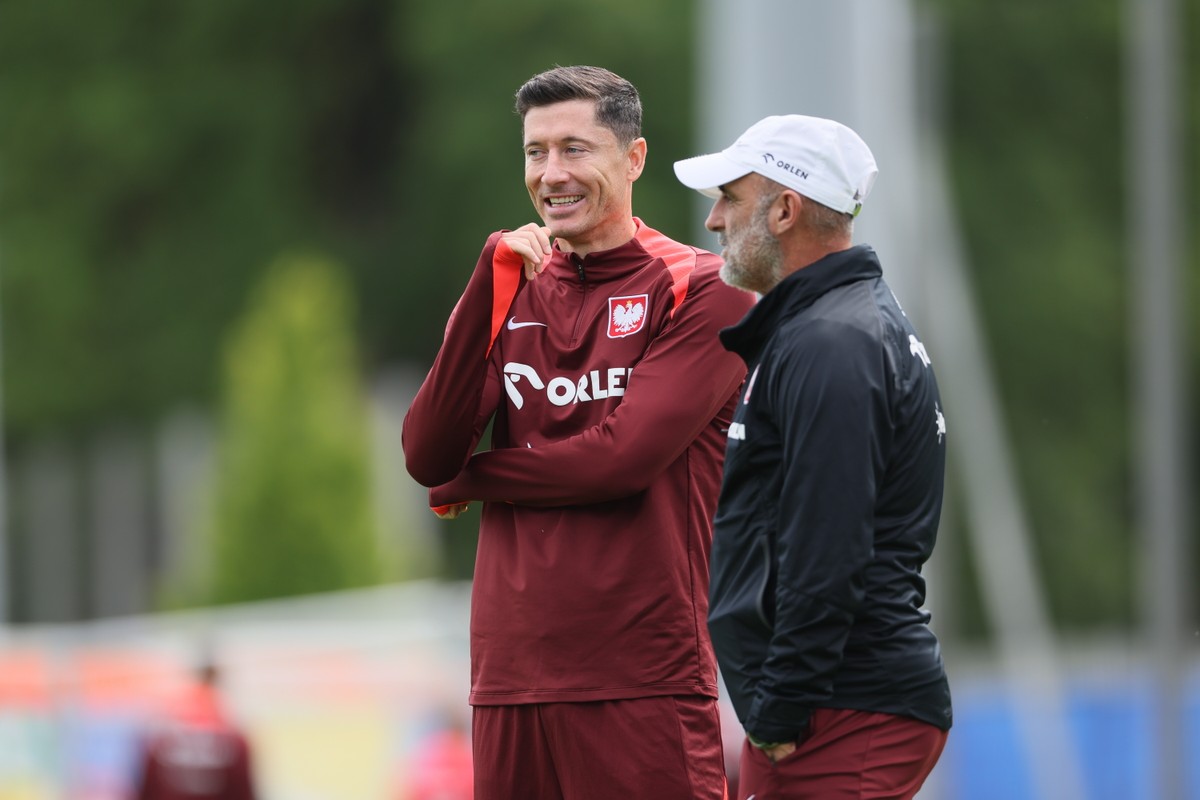 Karol Świderski i Michał Probierz
