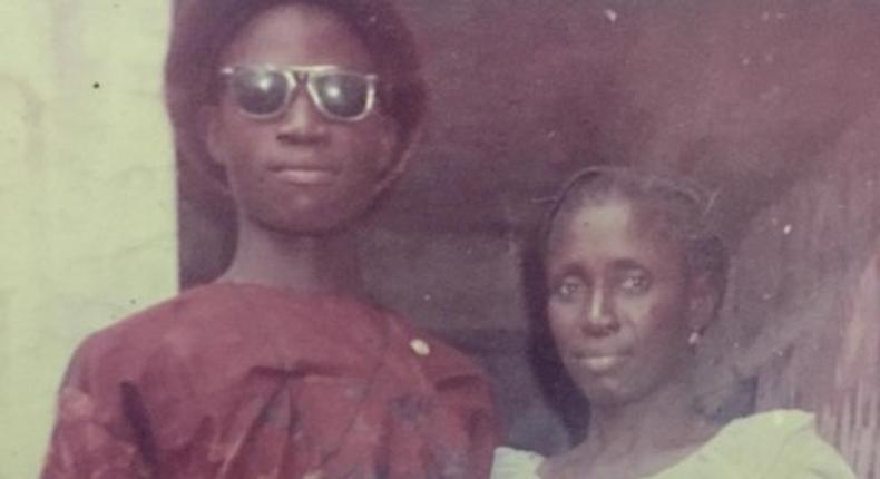 Singer shares throwback photo with his mum
