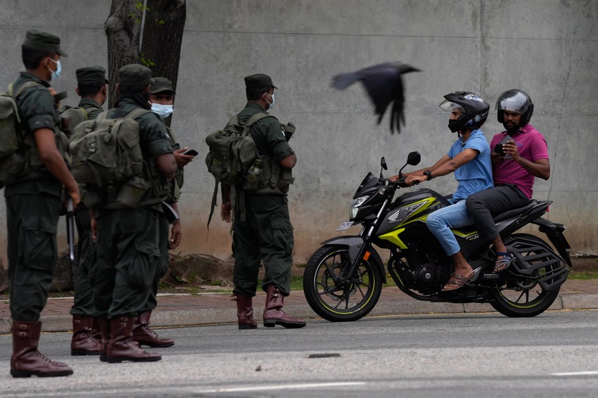 Kolombo, Šri Lanka, nakon nasilnih protesta