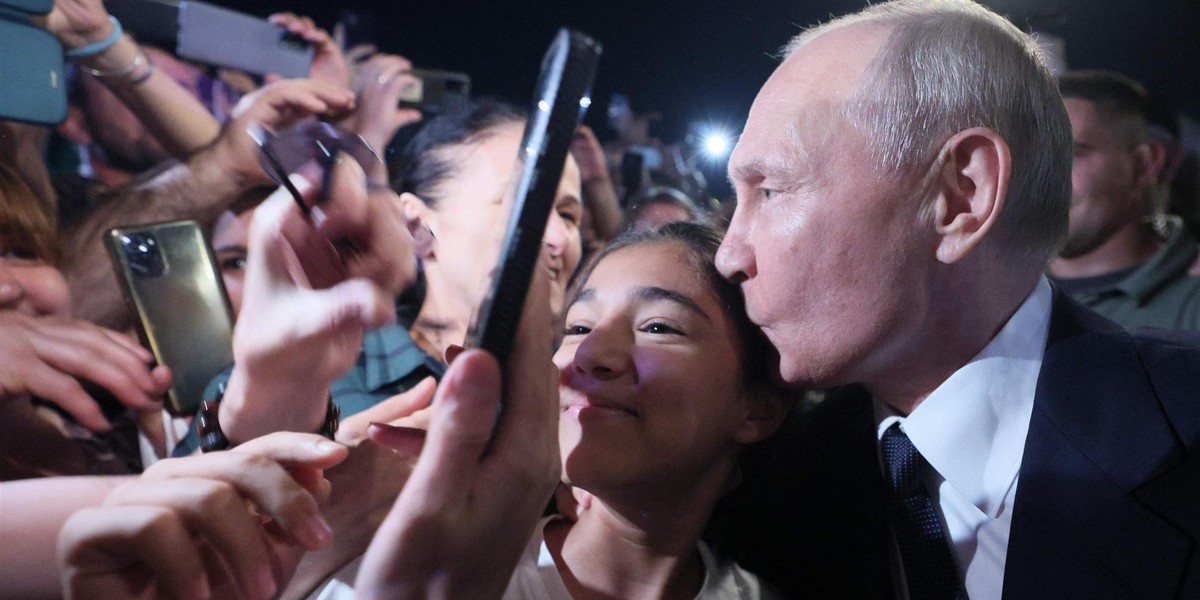 Nietypowe zachowanie Władimira Putina.