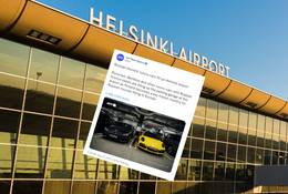 Porsche i Bentleye na lotnisku w Helsinkach. Tak rosyjscy turyści podróżują do Europy