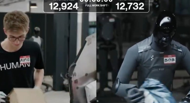 Figure AI had one of its robots race an intern to sort packages. See ...