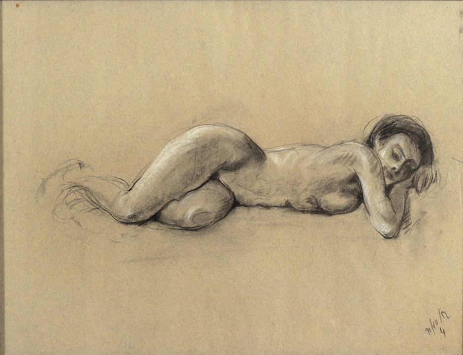 Moša Pijade, Ženski akt, 1952.