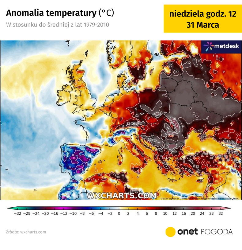 Hiszpania stała się najzimniejsza w Europie