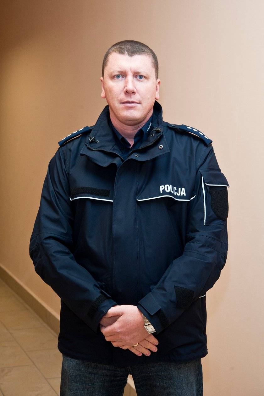 nadkom Krzysztof Zaporowski (41 l.) z dolnośląskiej policji