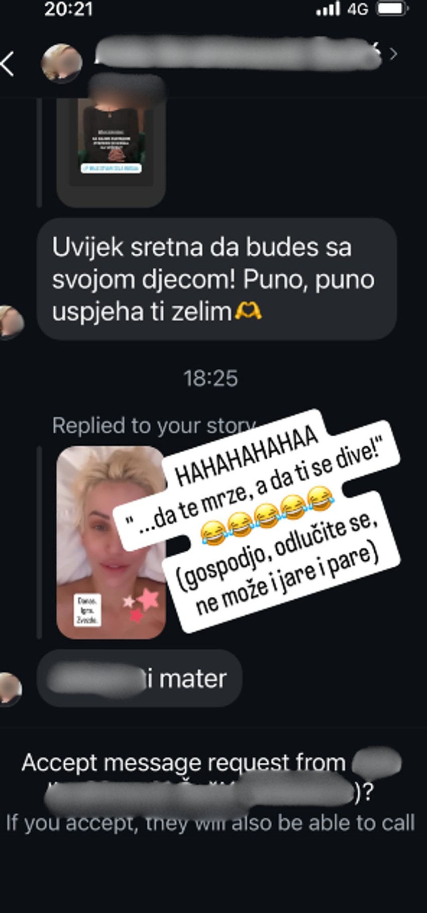 Poruka koju je Dušica dobila