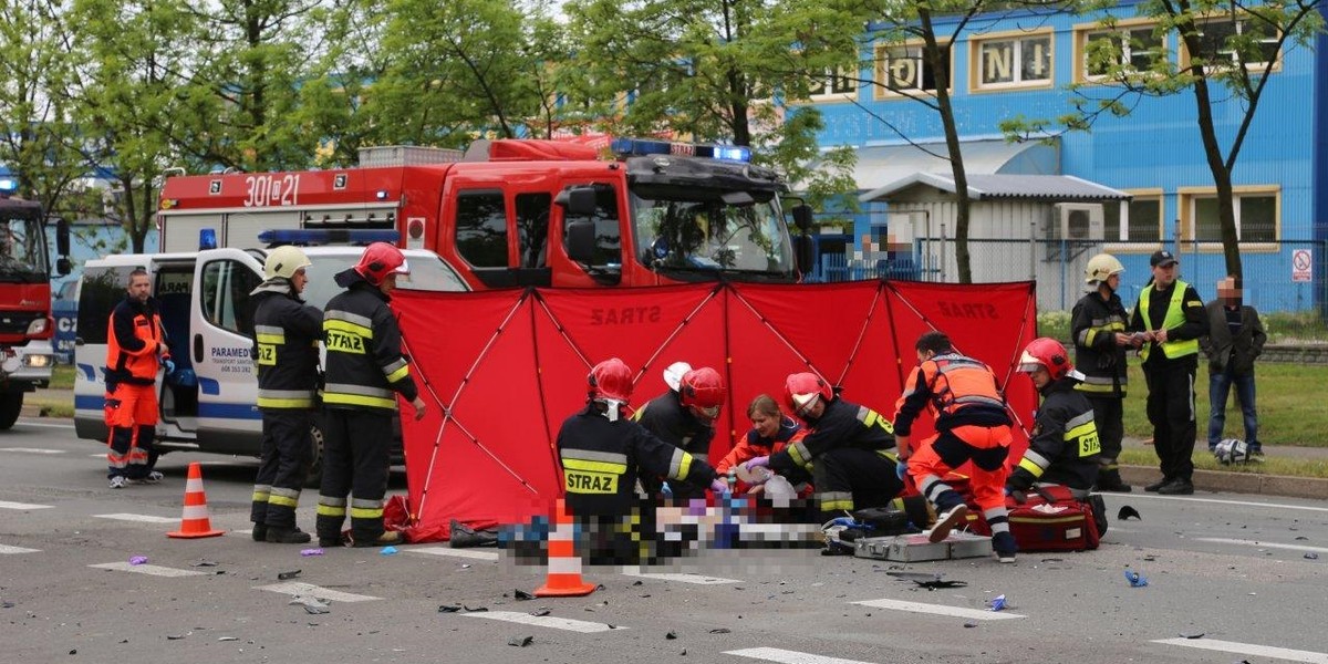 Tragiczny wypadek w Opolu. Nie żyje motocyklista