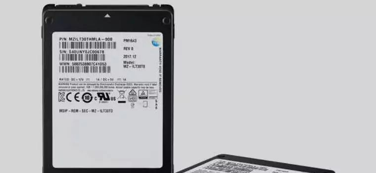 SSD od Samsunga największy na świecie. Ma aż 30 TB pojemności