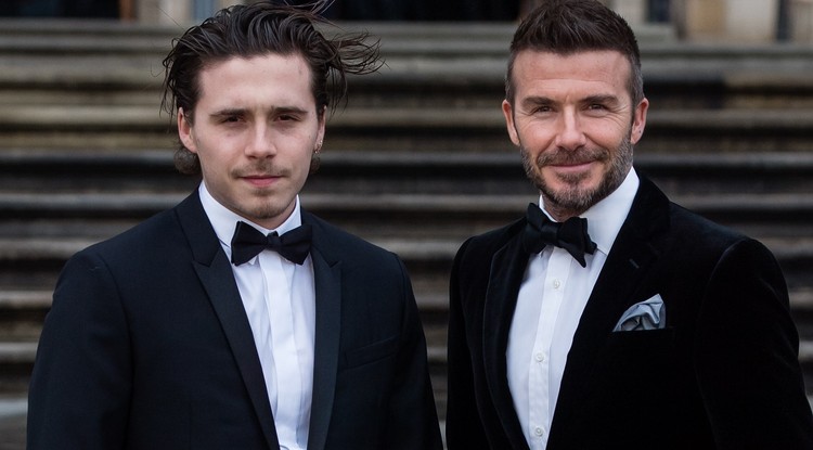 Brooklyn Beckham és David Beckham