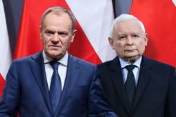 Donald Tusk i Jarosław Kaczyński