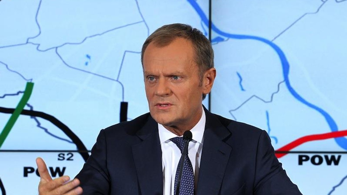 WARSZAWA PREMIER TUSK OBWODNICA WARSZAWY KONFERENCJA