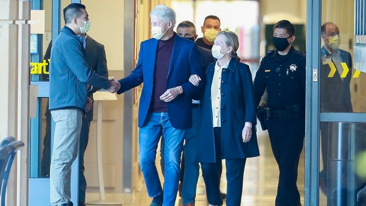 USA: były prezydent Bill Clinton opuścił szpital w Kalifornii