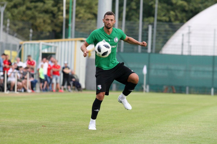 Pilka nozna. Sparing. Legia Warszawa - Mazur Karczew. 17.06.2018