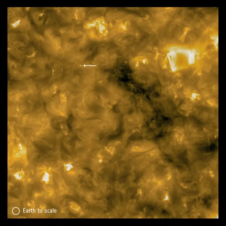 Zdjęcie Słońca wykonane przez sondę Solar Orbiter