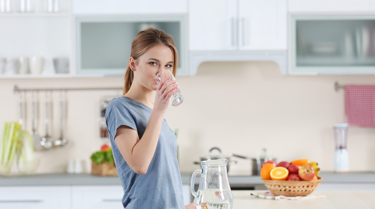 A sós ivókúra javítja a közérzetet / Fotó: Shutterstock