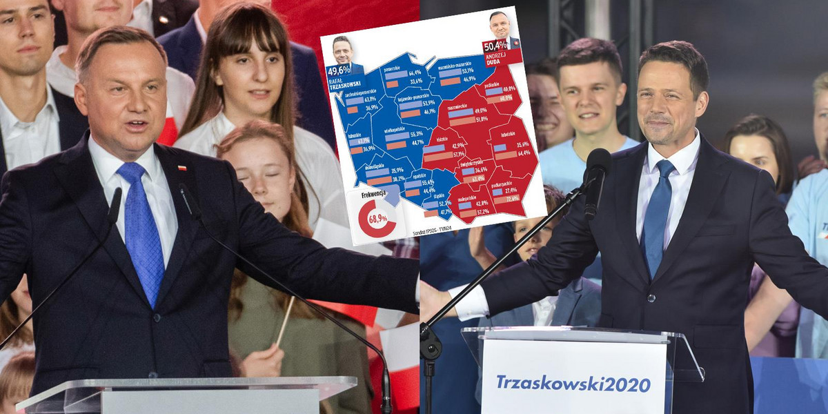 Andrzej Duda i Rafał Trzaskowski